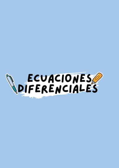 Ecuaciones diferenciales